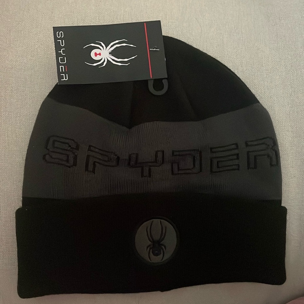 SPYDER logo knit beanie